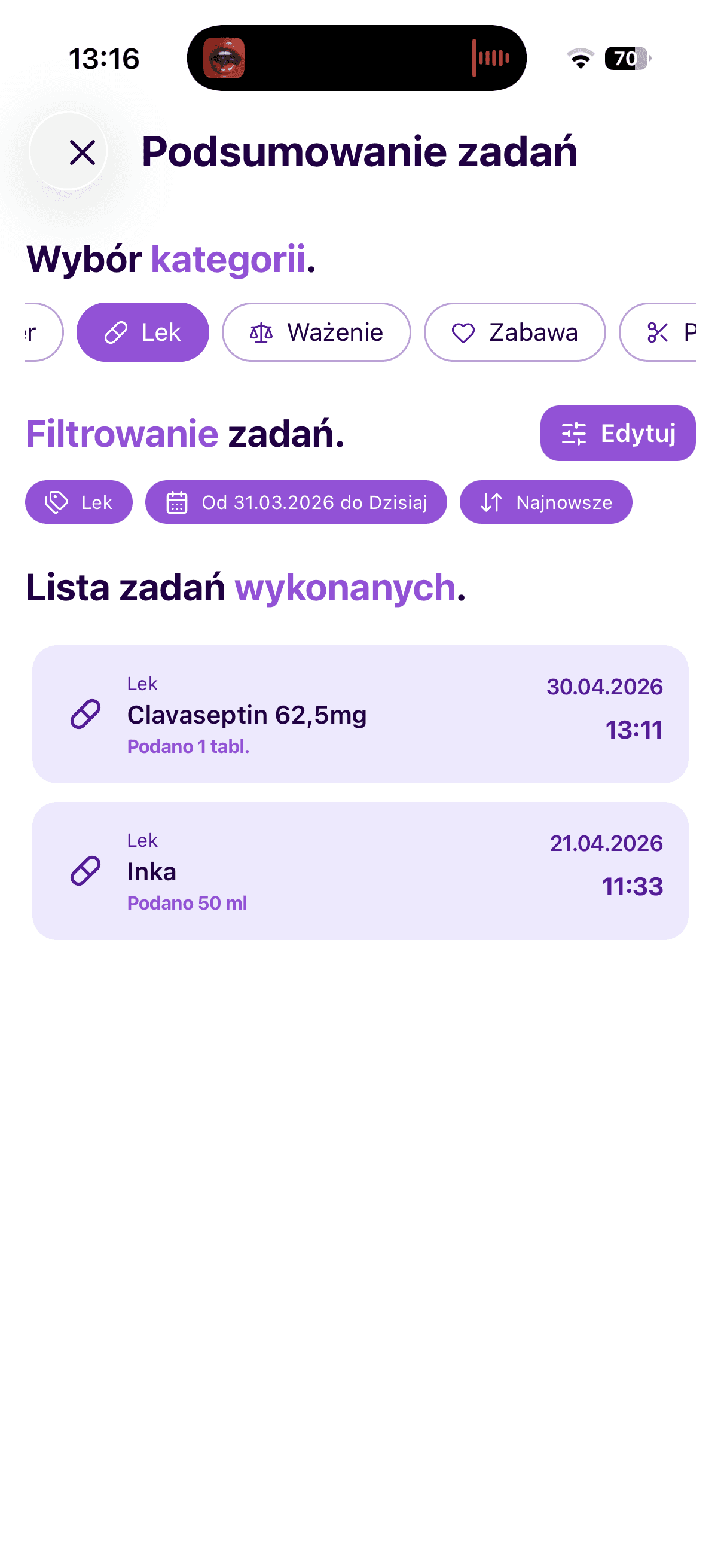 Hopety — Podsumowanie zadań